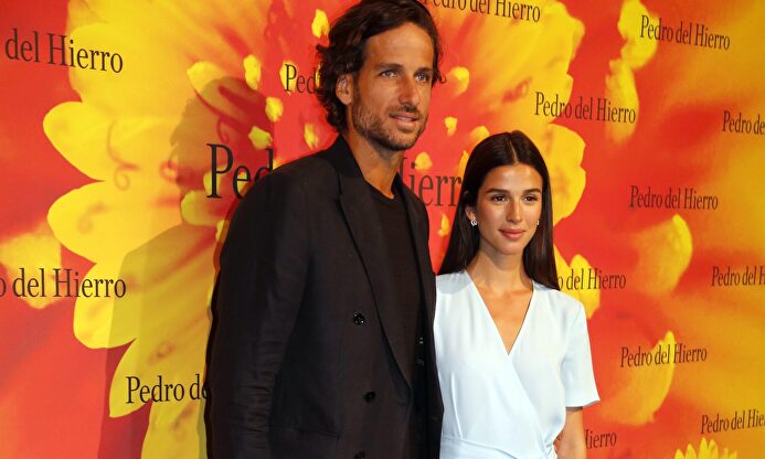 Feliciano López y Sandra Gago |  Cordon Press