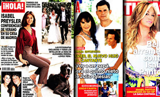 Las portadas de la prensa rosa