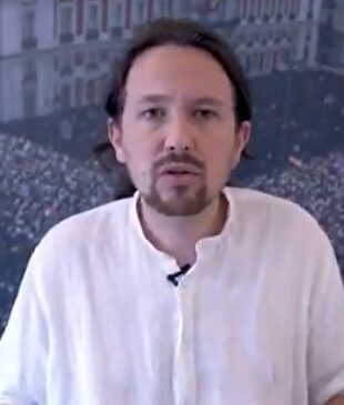 El líder de Podemos en su vídeo |  Twitter Pablo Iglesias