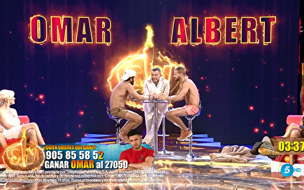 Albert Álvarez vs Omar Montes |  Telecinco