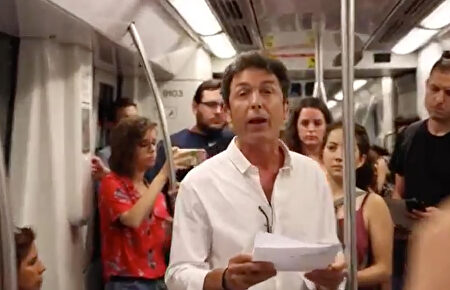 Nueva ocurrencia separatista: predicadores en el metro