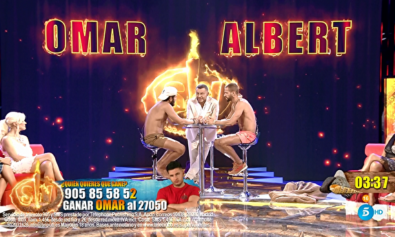 Albert Álvarez vs Omar Montes |  Telecinco