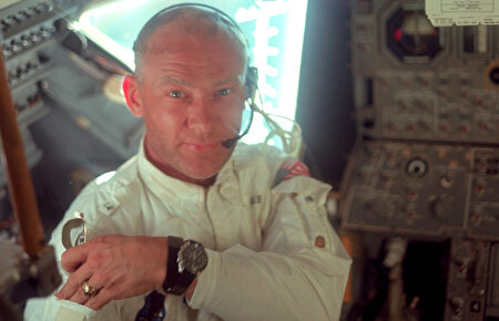 Buzz Aldrin durante el vuelo del Apollo 11. |  NASA