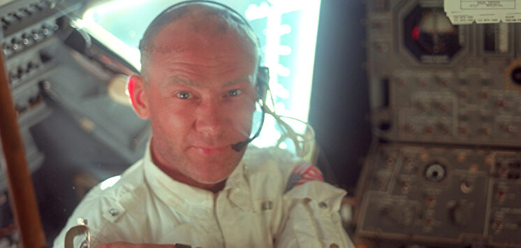 Buzz Aldrin durante el vuelo del Apollo 11. |  NASA