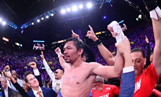 Manny Pacquiao se corona campeón del Mundo a los 40 años. |  Cordon Press