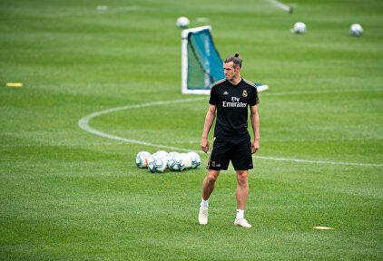 Gareth Bale durante el último entrenamiento en Canadá con el Real Madrid. |  EFE