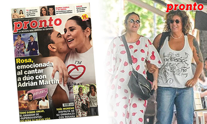 Toñi Moreno disfruta de su embarazo con Rosana en su verano más ocupado