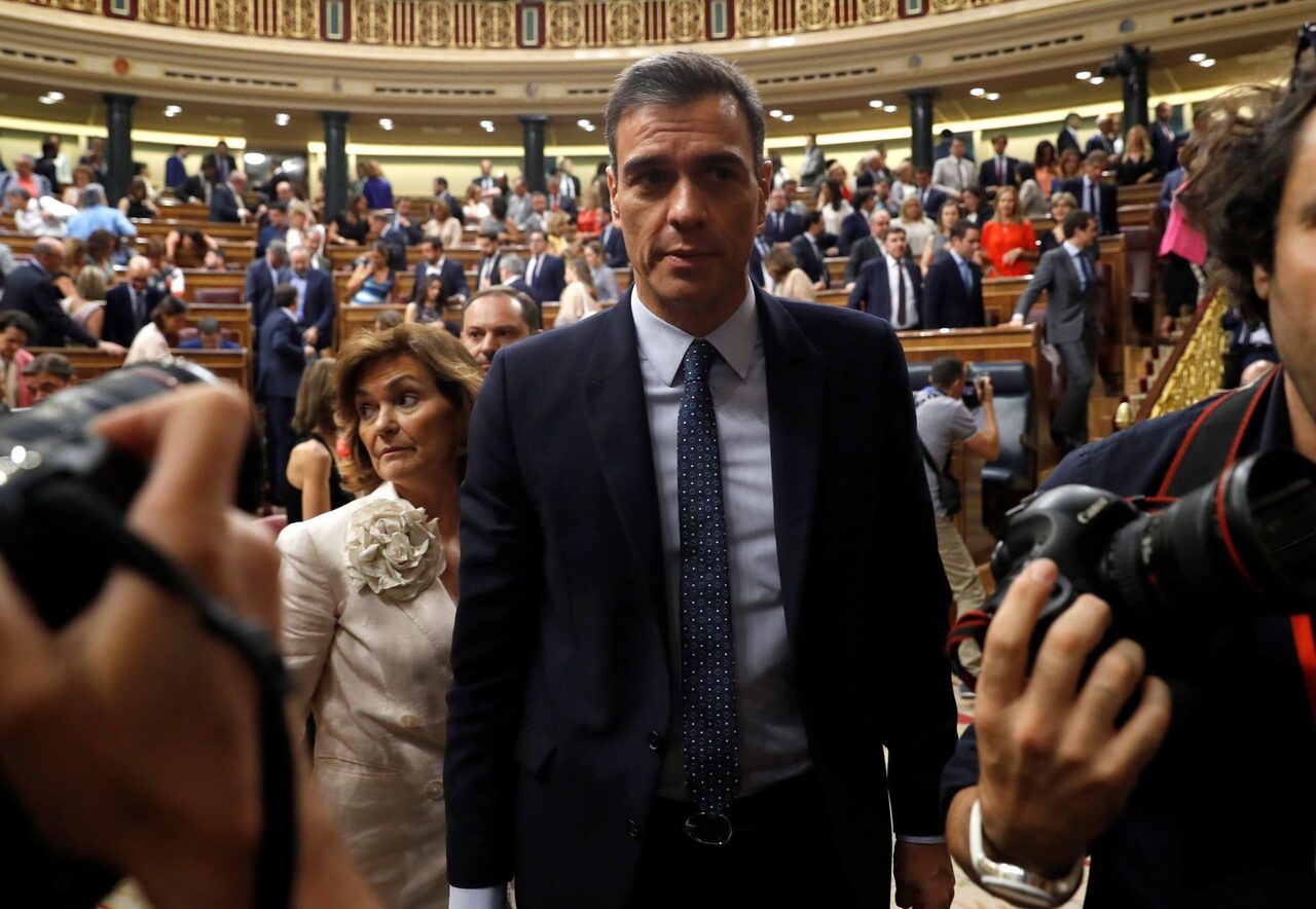 El déficit deja de bajar con Pedro Sánchez |  EFE