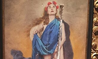 El lienzo 'Con flores a María' |  Europa Press