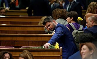 Gabriel Rufián en el Congreso |  EFE