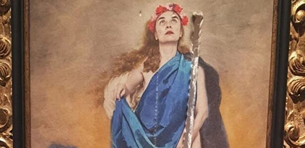 El lienzo 'Con flores a María' |  Europa Press