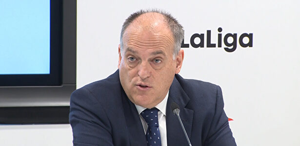 Javier Tebas, presidente de LaLiga. | Cordon Press/Archivo