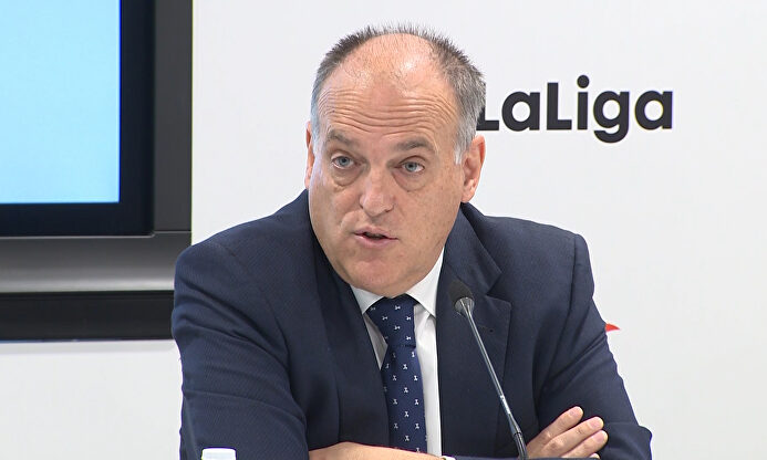 Javier Tebas, presidente de LaLiga. | Cordon Press/Archivo