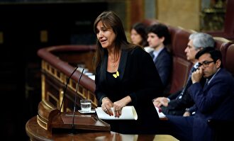 La portavoz de JxCAT en el Congreso |  EFE