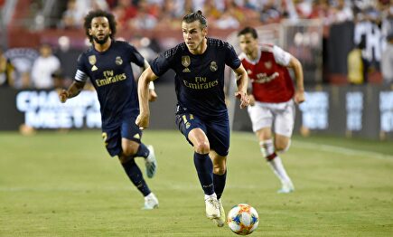 Bale y Marcelo, en acción ante el Arsenal en la International Champions Cup. | EFE