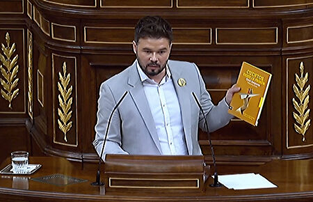El momento más cursi de Rufián