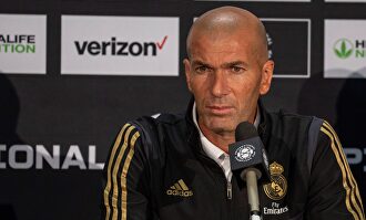 Zidane durante la rueda de prensa. |  EFE