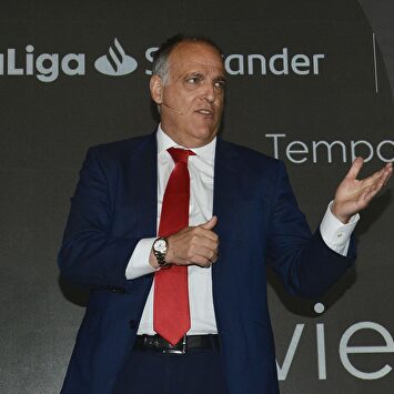 Javier Tebas, presidente de LaLiga. |  Cordon Press/Archivo