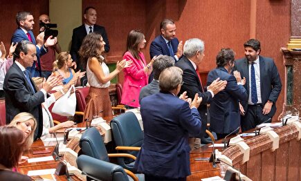 Fernando López Miras en la Asamblea de Murcia |  EFE
