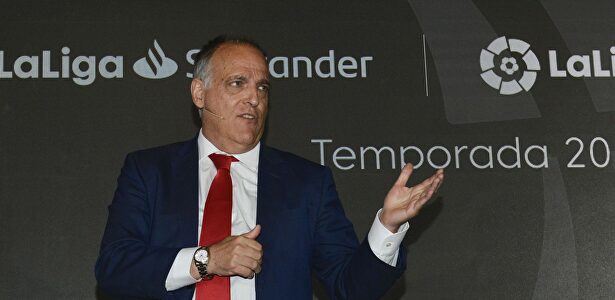 Javier Tebas, presidente de LaLiga. |  Cordon Press/Archivo