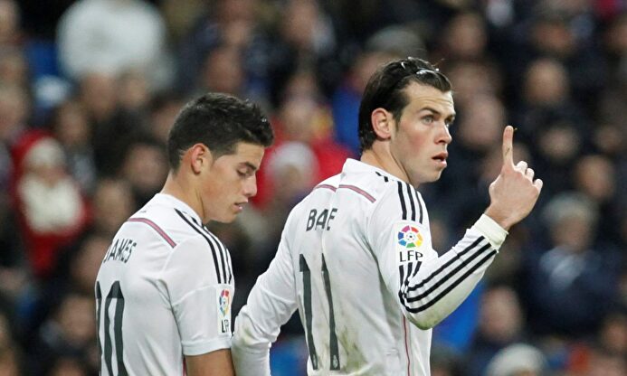 Gareth Bale y James Rodríguez. |  Cordon Press/Archivo