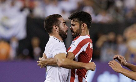 Carvajal y Diego Costa, expulsados tras una tremenda tangana