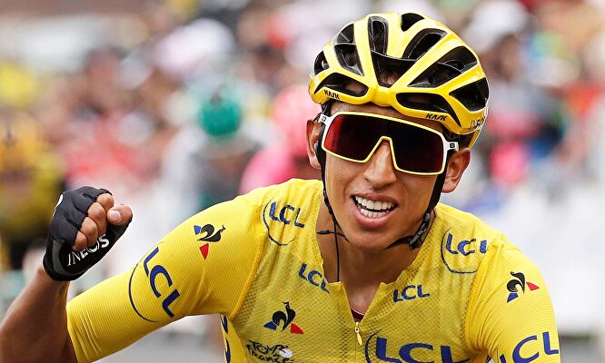 Egan Bernal, primer colombiano que gana el Tour de Francia. |  EFE