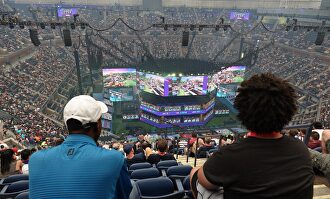 Imagen del Mundial de Fortnite 2019 celebrado en EEUU. |  Archivo 