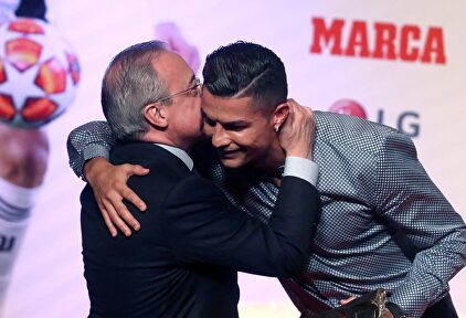 Florentino felicita a Cristiano Ronaldo por su 35 cumpleaños |  EFE