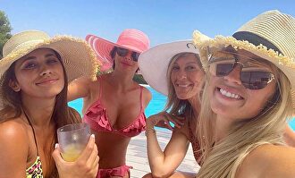 Rocuzzo, Semaan y sus futbolistas, de vacaciones en Ibiza