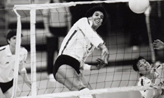 Flo Hyman, durante un partido con los Houston Cougars. |  Página web oficial Houston Cougars