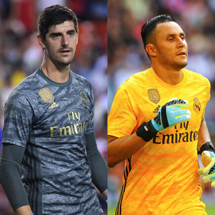 Thibaut Courtois y Keylor Navas se juegan la titularidad. |  Cordon Press