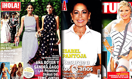 Terelu y sus pezones, protagonistas de la portada de 'Lecturas'