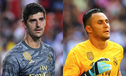 Thibaut Courtois y Keylor Navas se juegan la titularidad. |  Cordon Press