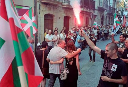 Homenaje al etarra Javier Ugarte |  EFE
