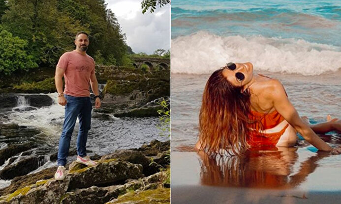 Las vacaciones "lejos de España" de Santiago Abascal y Lidia Bedman