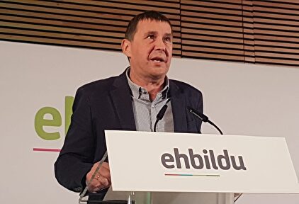 El dirigente batasuno, Arnaldo Otegi. |  Europa Press
