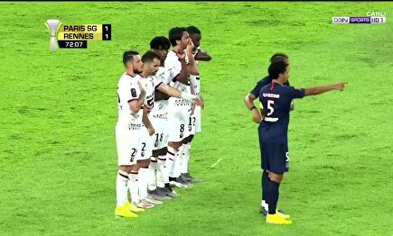 Un golazo de falta de Di María decide la Supercopa a favor del PSG (2-1)