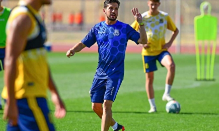 Cristobal en plena pretemporada. |  AD Alcorcón