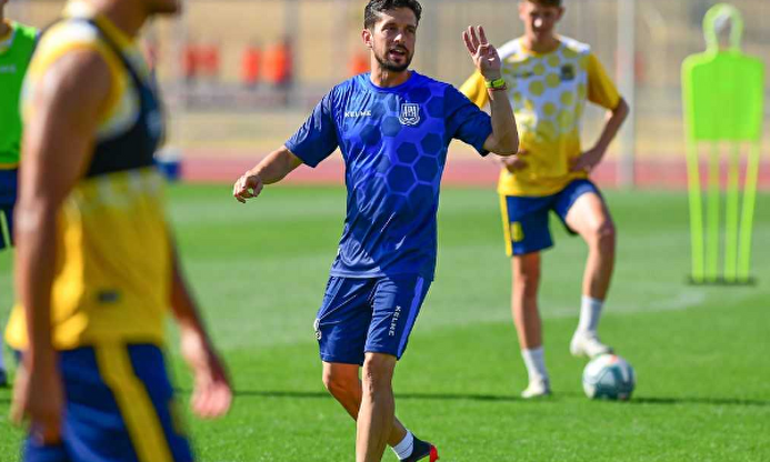 Cristobal en plena pretemporada. |  AD Alcorcón