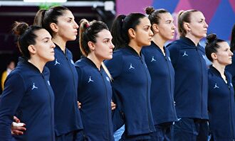 La confusión en el color de las equipaciones dejó a Arentina fuera de los Juegos. |  Twitter CABB Oficial