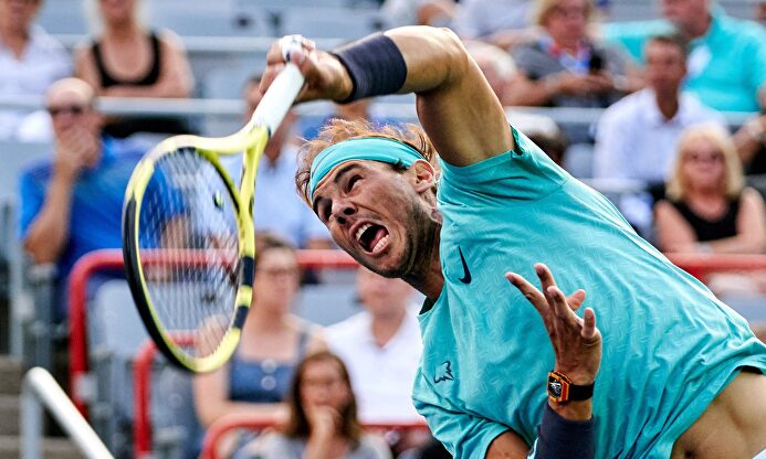 Rafa Nadal en Canadá. |  EFE