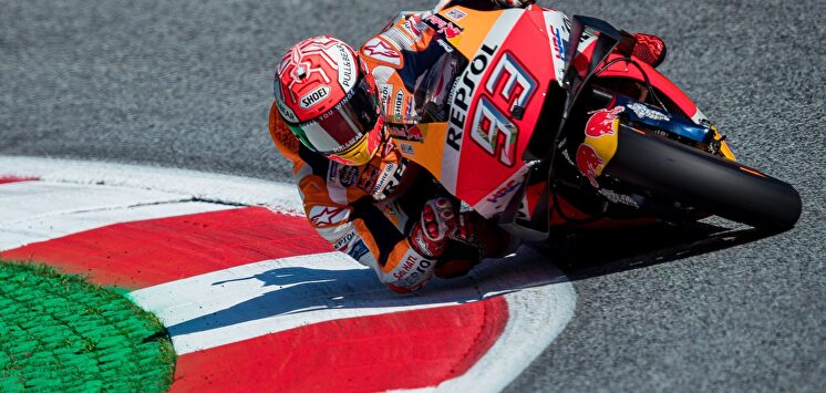Marc Márquez durante la clasificación en Spielberg (Austria). |  EFE