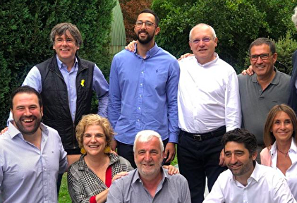 El encuentro en Waterloo |  @pilar_rahola/Instagram