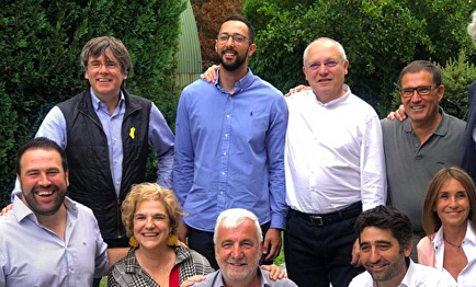 El encuentro en Waterloo |  @pilar_rahola/Instagram