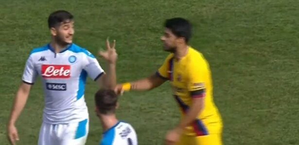 El gesto de Manolas a Suárez del que habla todo el mundo