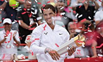 Rafa Nadal con su quinto título del Masters de Canadá. |  Cordon Press