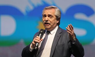 Alberto Fernández, candidato de la agrupación Frente de Todos. |  EFE