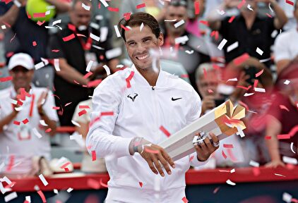 Rafa Nadal con su quinto título del Masters de Canadá. |  Cordon Press