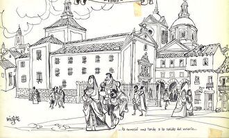 Los avatares de Madrid, garabateados por Mingote